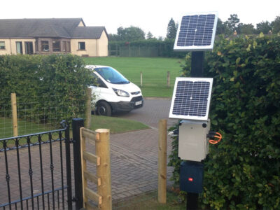 Milton Keynes solar powered gates